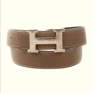 Hermes Belt Reversible Black/Tanish Brown